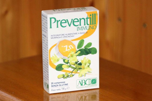 Preventill Immuno integratore di Zinco e Moringa p