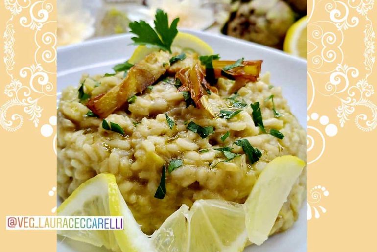 Risotto-con-carciofi-e-menta-romana